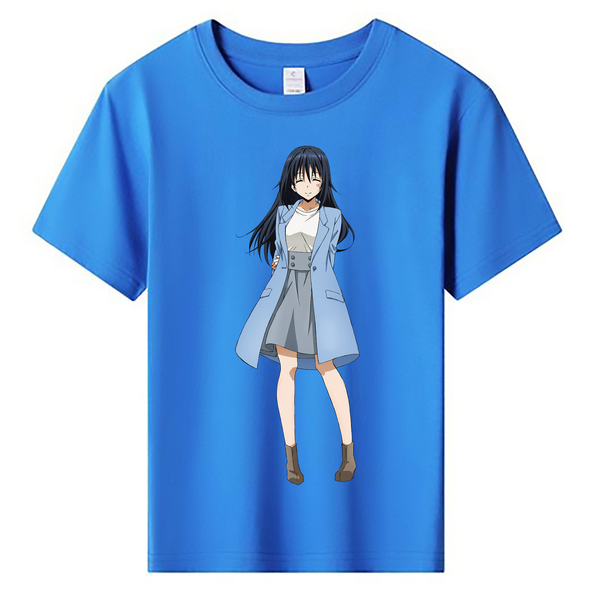 （画像用） 転スラ Regarding Reincarnated to Slime 綿100％キッズTシャツ（フロントプリント）